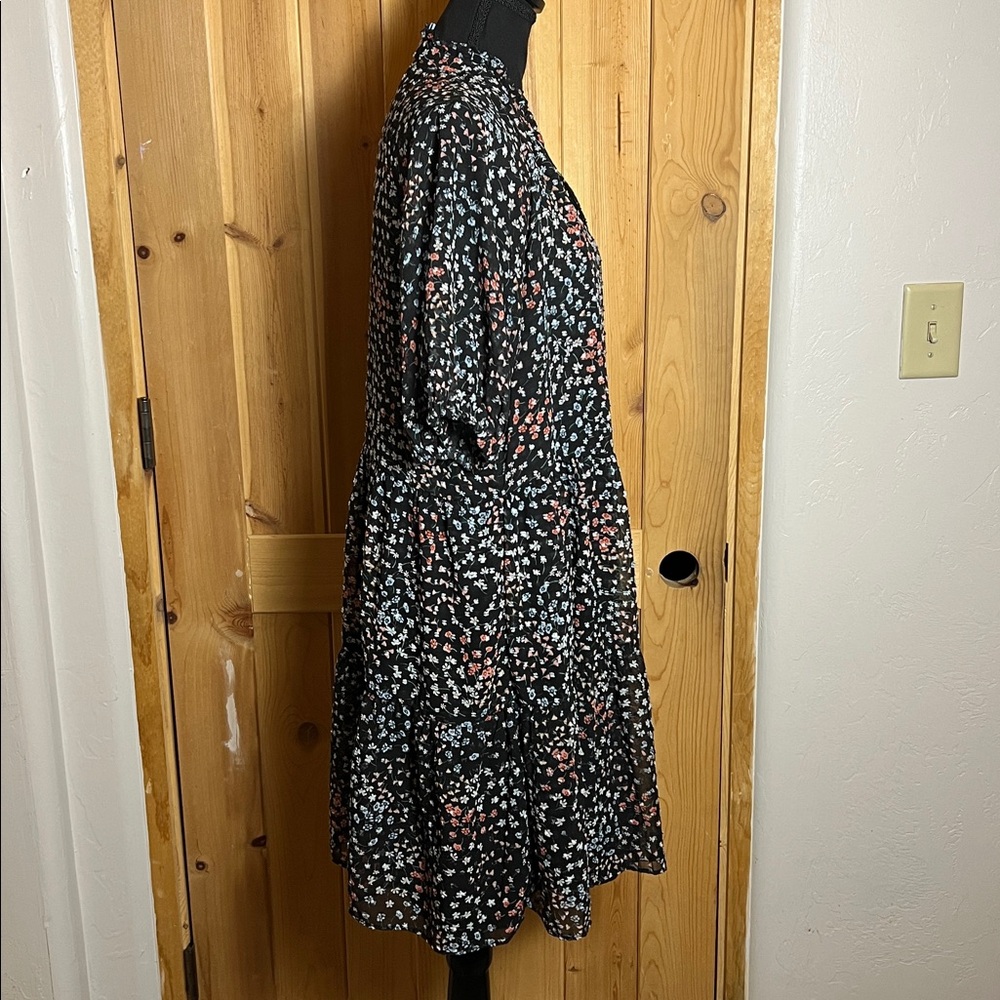 NWOT CeCe Clip-Dot Baby Doll Dress - Picture 3 of 9
